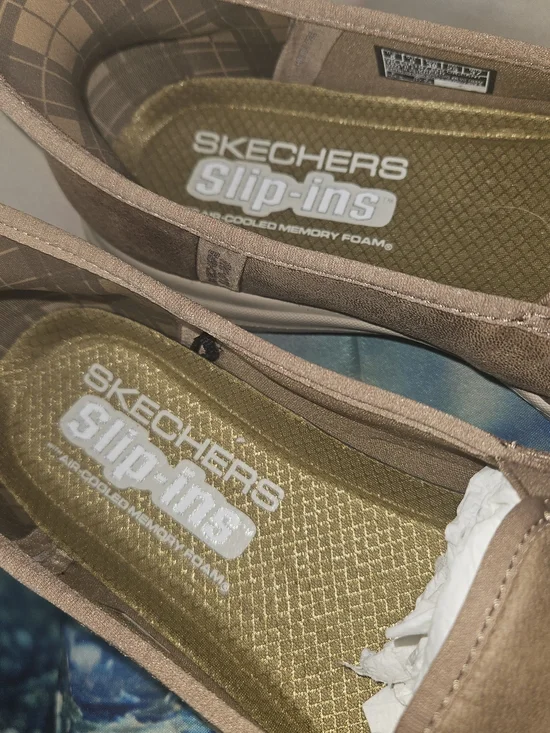 Skechers Taupe Slip-On Clog Mules - Picture 5 of 10